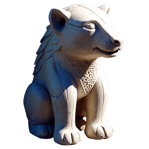 Clay Animal Statues PNG 65 PNG