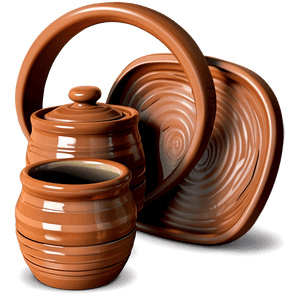 Clay Kitchenware Set PNG 43 PNG