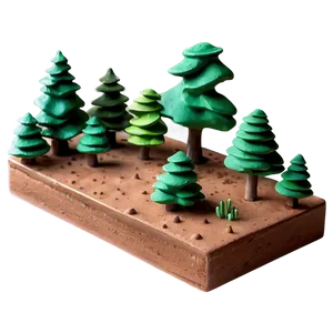 Clay Landscape Art Png 06212024 PNG Image