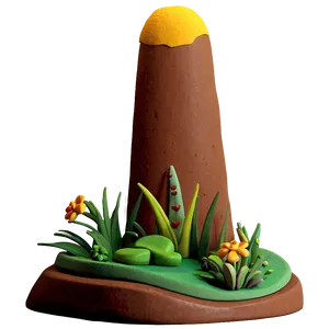 Clay Landscape Art Png Sap PNG Image