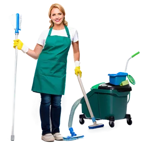 Cleaning Lady C PNG Image