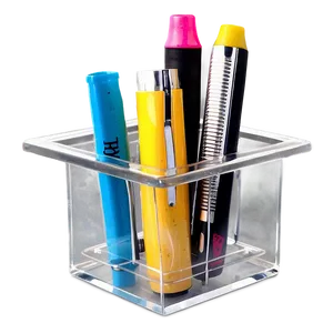 Clear Acrylic Pencil Holder Png Pdm36 PNG Image