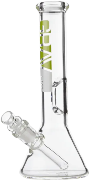 Clear Glass Bong Grav Labs Logo PNG Image