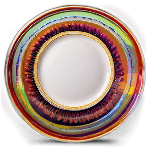 Clear Glass Dessert Plates PNG 8 PNG image with transparent background
