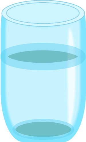 Glass Of Water Illustration Transparent, HD Png Download PNG