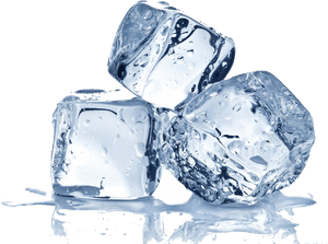 Clear Ice Cubes Transparent Background PNG image with transparent background