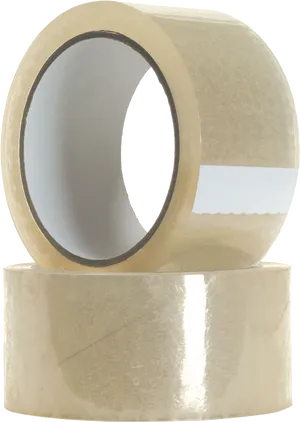 Clear Packaging Tape Rolls PNG Image