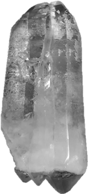 Clear Quartz Crystal Point PNG Image