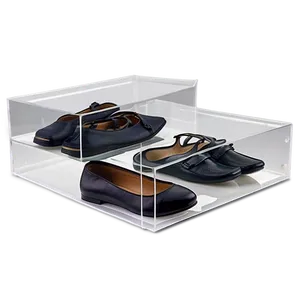 Clear Shoe Box Stackable Png Lbx79 PNG Image