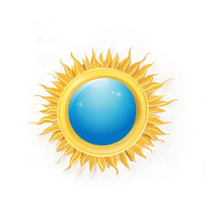 Clear Sky Sun Graphic Png Gla PNG Image