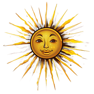 Clear Sun Illustration PNG 05252024 PNG