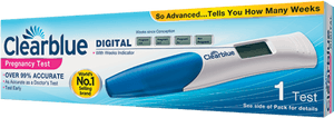 Clearblue Digital Pregnancy Test Kit With Conception - Clear Blue Pregnancy Test Kit Digital, HD Png Download PNG with transparent background