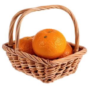 Clementine In Basket Png Eje PNG Image