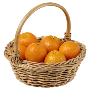 Clementine In Basket Png Umj27 PNG Image