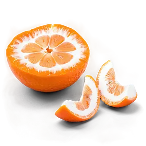 Clementine Segment Isolated Png Ugd PNG Image