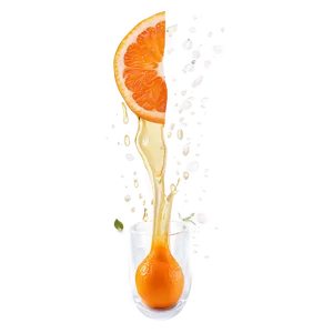 Clementine Splash And Slice Png Pdw15 PNG Image