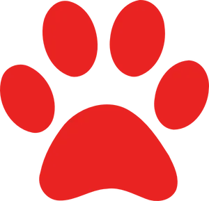 Clifford Paw Print Graphic PNG Image