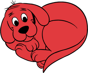 Clifford Stickers Messages Sticker-4 - Dog Sleeping For Coloring, HD Png Download PNG image with transparent background