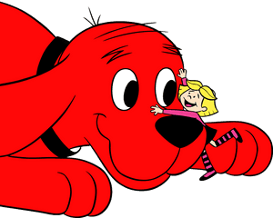 Clifford, El Gran Perro Rojo Para Colorear - Clifford The Big Red Dog And Emily Elizabeth, HD Png Download PNG image with transparent background