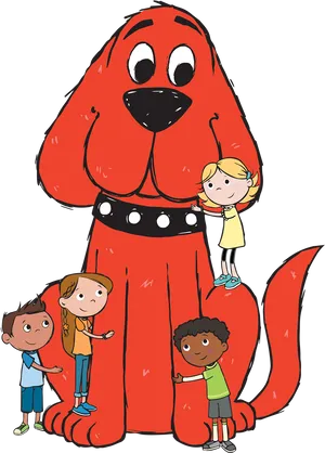 Cliffordand Friends PNG Image