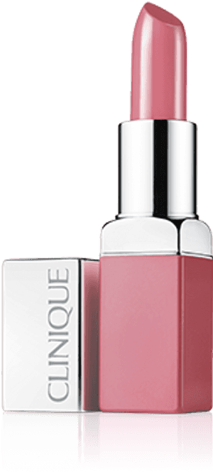 Clinique Pink Lipstick Product PNG image with transparent background
