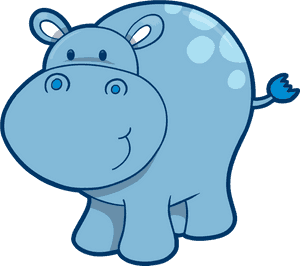 Clip Art Collection Of Free Hippo - Hippopotamus Clipart, HD Png Download PNG image with transparent background