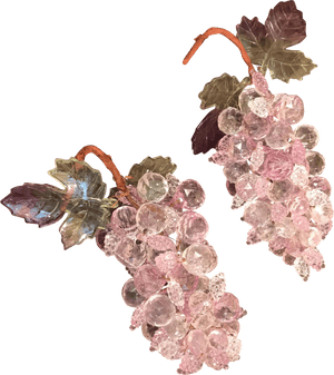Clip Art Frosted Grapes - Lucite Grapes, HD Png Download PNG image with transparent background
