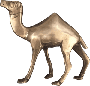 Clipart Free Library Brass Camel Figurine Statue - Arabian Camel, HD Png Download PNG image with transparent background