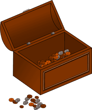 Clipart Treasure Chest - Treasure, HD Png Download PNG image with transparent background