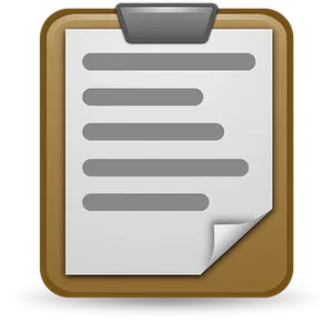 Clipboard Notepad Icon PNG Image