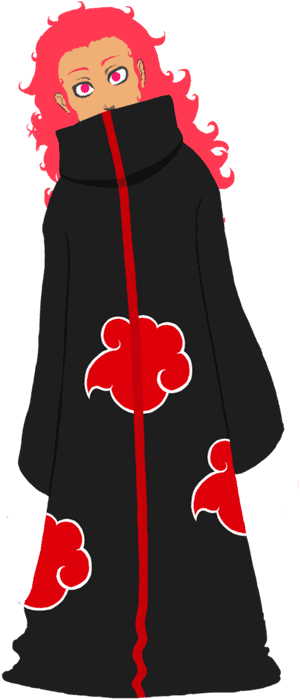 Cloak Drawing Akatsuki - Akatsuki Cloak Transparent PNG image with transparent background