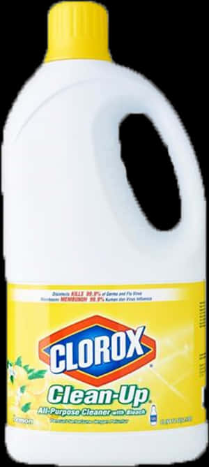 Clorox Clean Up Bleach Bottle PNG image with transparent background