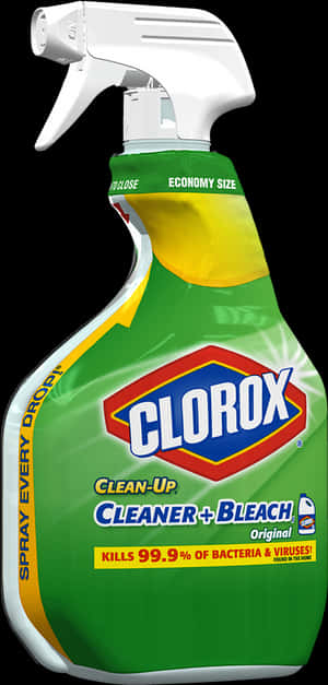 Clorox Clean Up Cleaner Bleach Spray PNG image with transparent background