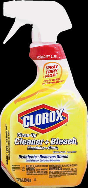 Clorox Clean Up Spray Bottle PNG image with transparent background