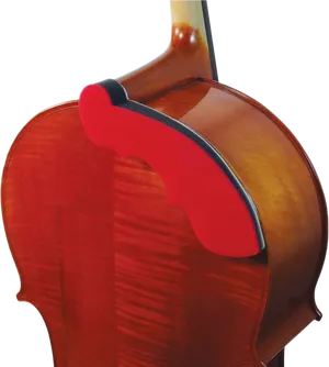 Close Up Cello With Mute Attached.png PNG Image