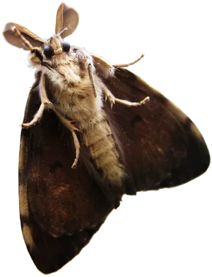 Close Up Moth Transparent Background PNG Image