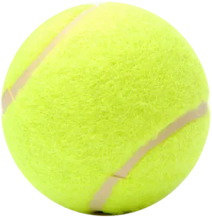 Close Up Yellow Tennis Ball PNG Image