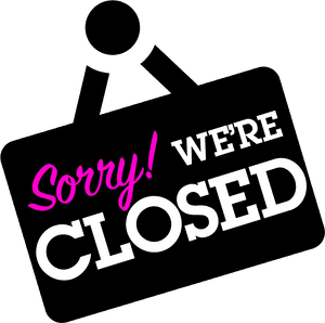 Closed Sign Graphic PNG