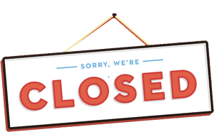 Closed Sign Illustration PNG