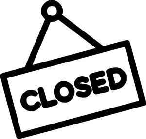 Closed Sign Illustration PNG image with transparent background