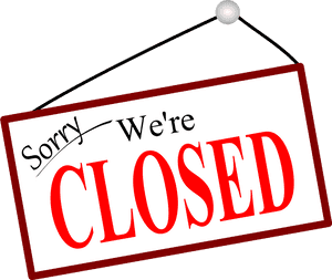 Closed Sign Illustration PNG