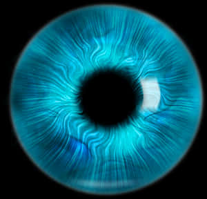 Closeup Blue Human Iris Texture PNG image with transparent background