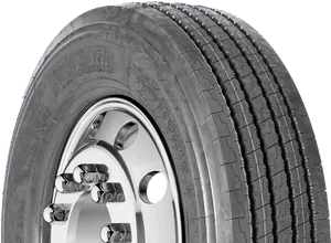 Closeup Truck Tireand Rim PNG Image