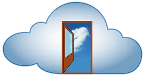 Cloud Computing Concept Illustration PNG Image