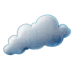 Cloud Emoji C PNG Image