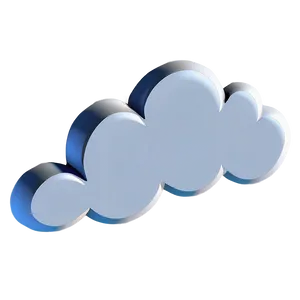 Cloud With Snow Emoji Png Mvr PNG Image