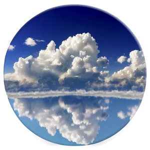 Cloudy Sky Reflection Png Uqm PNG Image