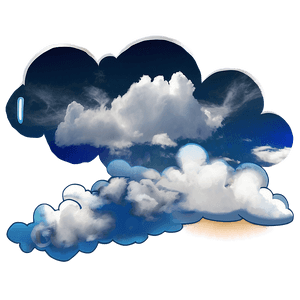"Cloudy Sky Weather Graphic PNG" 25 PNG image with transparent background