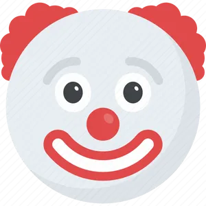 Clown Emoji Graphic PNG Image