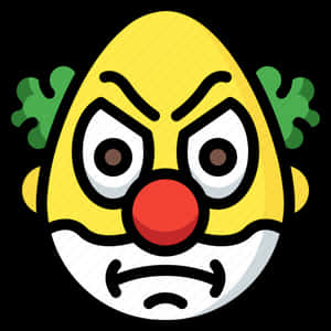 Clown Emoji PNG Isolated Image PNG image with transparent background